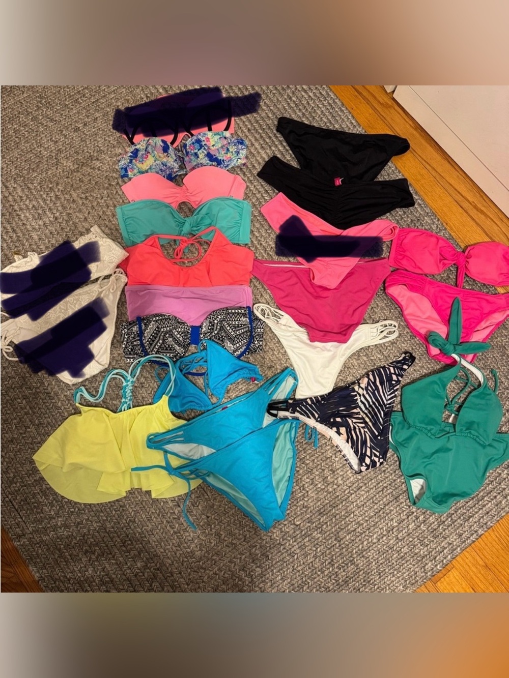 Pink Victorias Secret Bikinis - OLD STYLES!!! 10 BUCKS PER PIECE
